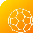 Free Fullerene Carbone Molecule Icon