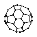 Free Fullerene Carbone Molecule Icône