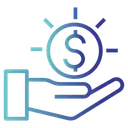 Free Funding  Icon