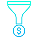 Free Funnel Dollar Funnel Dollar Icon