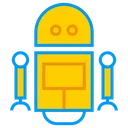 Free Futuro Robot De Inteligencia Artificial Robot Ai Icono