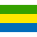Free Gabon Flag Country Icon
