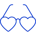 Free Gafas De Amor Icon