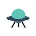 Free Galaxy Spaceship Universe Icon