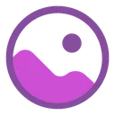 Free Gallery Circle Icon