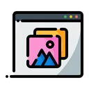 Free Gallery Website  Icon