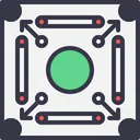 Free Game Carrom Play Icon