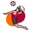 Free Game Sport Volleyball Icon