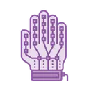 Free Gaming Controller Glove Icon