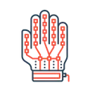 Free Gaming Controller Glove Icon