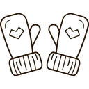 Free Gants Main Hiver Icône