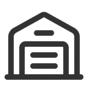 Free Garage Repair Building Icon