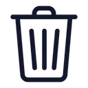Free Garbage Trash Bin Icon