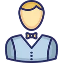 Free Garcom Equipe De Espera Garcom Masculino Ícone