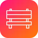 Free Garden Sitting Bench Icon