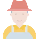 Free Gardener Gardening Farmer Icon