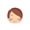 Free Menina Emoji Aliviada Ícone
