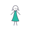 Free Garota Stick Stickgirl Ícone