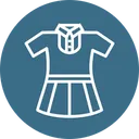 Free Menina Uniforme Pano Ícone