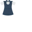 Free Menina Uniforme Pano Ícone