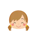 Free Menina Emoji Sorriso Alegre Ícone