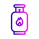 Free Gas Cylinder Bottle Icon