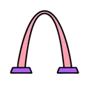 Free Gateway Arch St Louis Icon