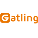 Free Gatling Plain Wordmark Icon