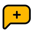 Free Chat Plus Chat Cuadro De Chat Icono