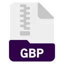 Free GBP Datei Dokument Symbol