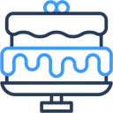 Free Geburtstagskuchen  Symbol