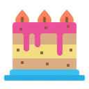 Free Geburtstagskuchen  Symbol