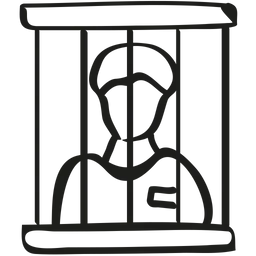 Free Gefängniszelle  Symbol