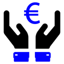 Free Geld sparen  Symbol