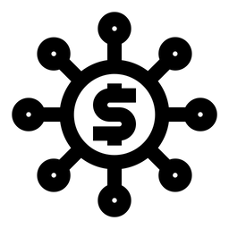 Free Geldverbindung  Symbol