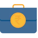 Free Geld Tasche Rupie Symbol