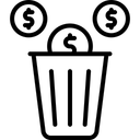 Free Geldverschwendung  Symbol