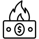 Free Geldverschwendung Symbol