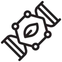 Free Genetical Engineering Bio Engineering Biotech Icon