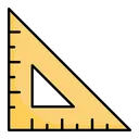 Free Geometric Ruler Ruler Protactor Icon