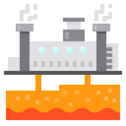 Free Geothermal Power Plant  Icon