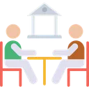 Free Gerente De Banco Reunion De Negocios Reunion Icon