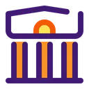 Free Gerichtsgebäude  Symbol