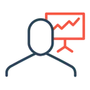 Free Geschaftsmann Mitarbeiter Prasentation Symbol