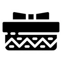 Free Zickzack Geschenkbox Symbol