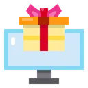 Free Geschenkbox Monitor Technologie Symbol