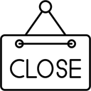 Free Geschlossen  Symbol