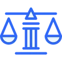 Free Law Blue Lineal Verschiedenes Lebensstil Icon