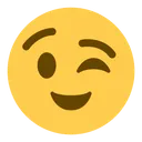 Free Gesicht Zwinkern Emoji Symbol