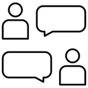 Free Gespräch  Symbol